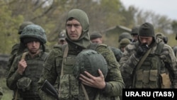 Российские мобилизованные в сепаратистской "ДНР" на территории Украины, иллюстративная фотография