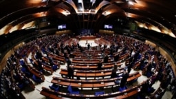 Anëtarë të Asamblesë Parlamentare të Këshillit të Evropës, në një seancë të mbajtur më 2022.
