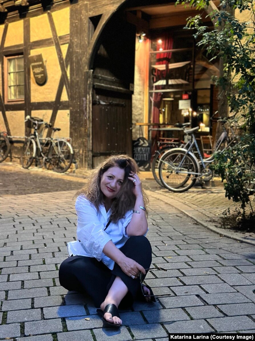 Katarina Larina, shqiptare nga Ukraina, e zhvendosur në Gjermani.