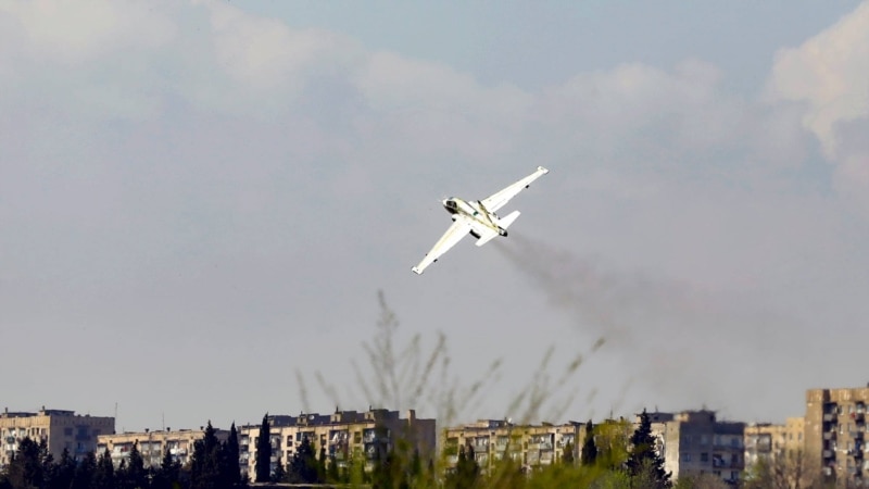 В Грузии упал военный штурмовик Су-25, пилот погиб