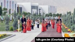 Арқадағ шаҳрининг очилиш маросимидан лавҳа, 2023 йил 29 июни