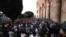 Armenia - People demosntrate outside the main government building in Yerevan, September 19, 2023.