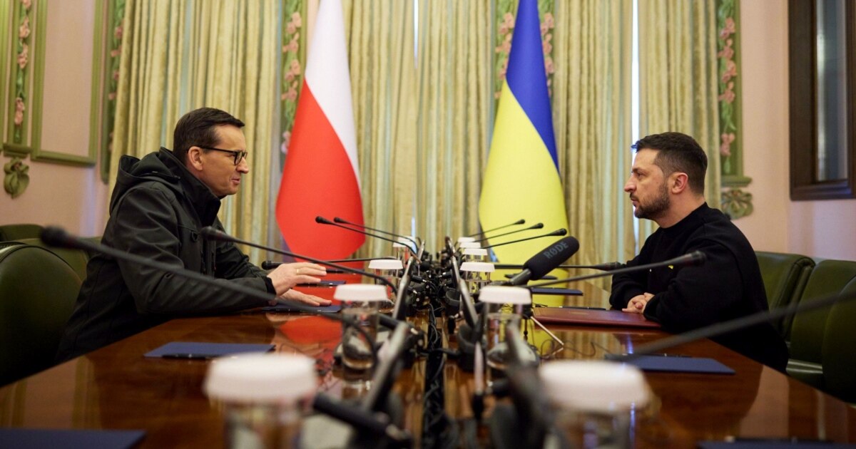 Polish PM Tells Ukraine's Zelenskiy 'Never To Insult Poles Again'