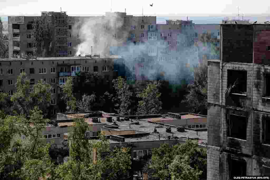 Vuhledar is located some 55 kilometers southwest of the city of Donetsk and continues to be targeted with artillery and rockets as Moscow&#39;s forces struggle to capture it.
