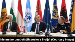 Ministar unutrašnjih poslova Srbije Ivica Dačić na otvaranju Generalne skupštine Asocijacije šefova policija u Jugoistočnoj Evropi, 15.5.2024. 