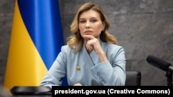 Ukrainian first lady Olena Zelenska (file photo)