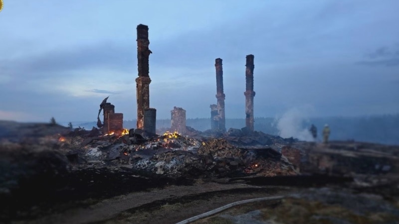 Историческое село в Карелии сгорело из-за аварийной электросети
