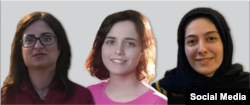 از راست به چپ: زهره دادرس، سارا جهانی و فروغ سمیع‌نیا