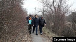 Садыр Жапаров Ботаникалык бакка барды. 18-март, 2023, Бишкек