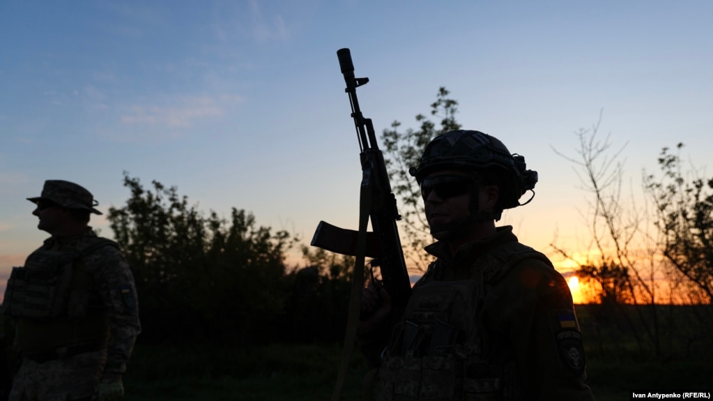 Фото з тренування бійців 35-ї окремої бригади морської піхоти. Херсонщина, 2024 рік