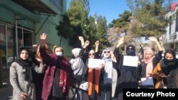 اعتراض زنان در افغانستان علیه طالبان