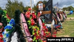 Могилы российских военных на кладбище Абдал-1 в Крыму, 29 июля 2023 года