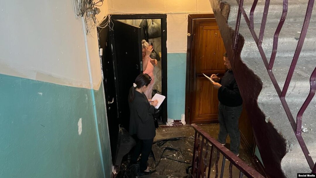 Биринчи Май райондук администрациясы тараткан сүрөт. 