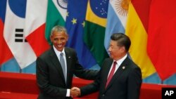 Obama i Đinping na samitu u kineskom Hangžou, 4. septembra 2016.