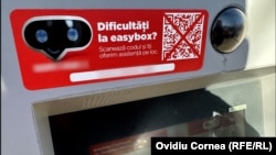 Codurile QR permit atât ridicarea de colete, cât şi solicitarea de asistenţă, la punctele de tip easy box.