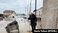 Коянды во время паводков в конце марта 2024 года