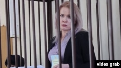 Мария Пономаренко во время последнего слова перед вынесением приговора