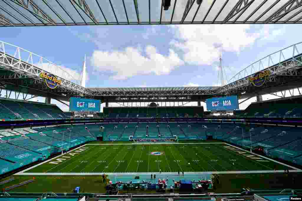 Hard Rock Stadium, მაიამი, აშშ მაიამის მრავალფეროვან, მდიდარ ისტორიას ბევრი აქვს საერთო ფეხბურთთან. &bdquo;ჯადოსნურ ქალაქს&ldquo; თავისი წარმომადგენელი ფაქტობრივად ამერიკის ყველა საფეხბურთო ლიგაში ჰყავს. მათ შორისაა დევიდ ბექჰემის &bdquo;ინტერ მაიამი&ldquo;, რომელიც MLS-ს 2020 წლიდან შეუერთდა