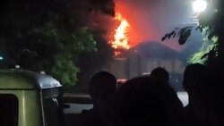 ხანძარი მართლმადიდებელ ეკლესიაში. მახარჩყალა, 23 ივნისი, 2024.