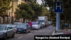 Nagy a forgalom Szombathely belvárosában