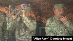 Türkmen harbylary okuw meýdan türgenleşikleri mahaly