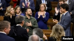 Zelenski i Trudeau u kanadskom parlamentu, Ottawa, 22. septembra 2023.