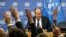Ministrul rus de externe Serghei Lavrov, la conferința de presă de după discursul din plenul Adunării Generale a ONU de la New York, de sâmbătă.