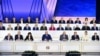 Олександр Лукашенко (у центрі) під час Всебілоруських народних зборів у Мінську 25 квітня 2024 року