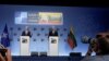 Генеральний секретар НАТО Єнс Столтенберг і президент Литви Гітанас Науседа проводять пресконференцію напередодні саміту лідерів НАТО у Вільнюсі, 10 липня 2023 року