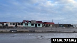 Село рядом с позициями российских военных в Херсонской области. Украина, февраль 2024 года