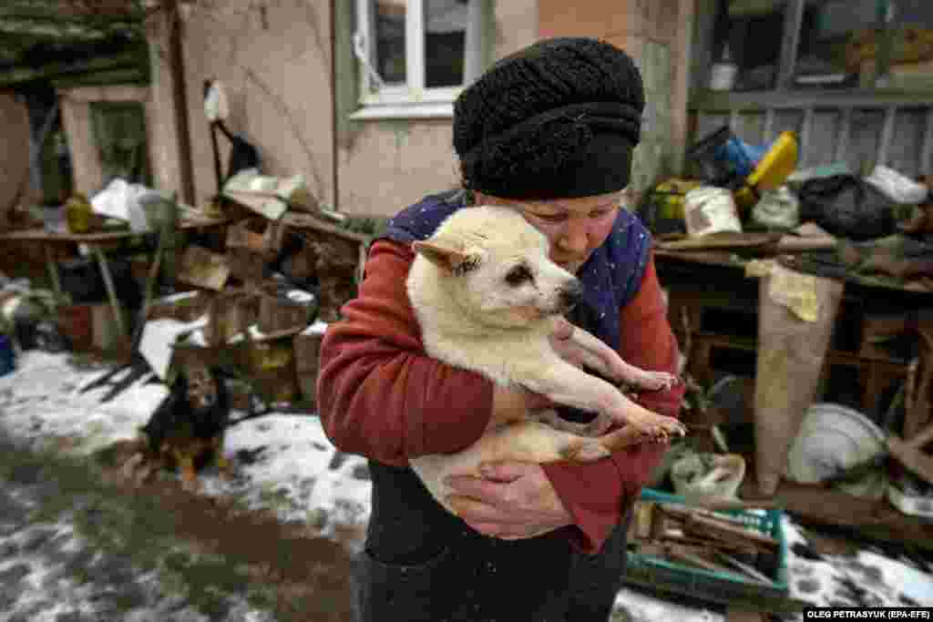 One of them is this blind dog who gets extra love and attention.&nbsp;