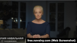 Юлия Навальная, кадр из видеообращения 19 февраля 2024 года