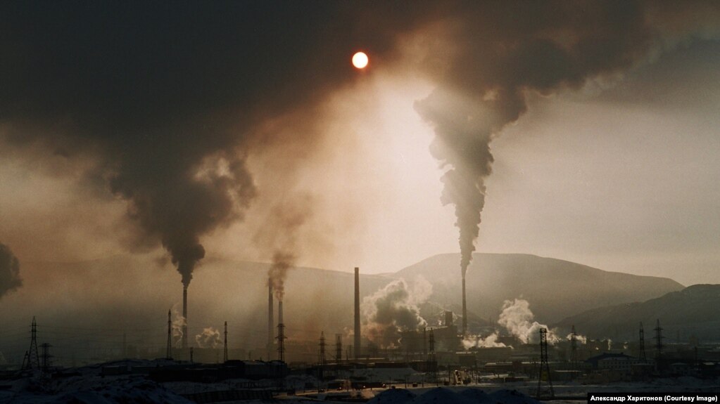 The now-closed nickel plant where the smoke regularly obscured the sun.