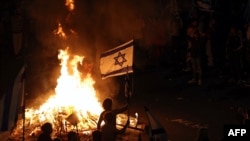 تظاهرات مخالفان نتانیاهو در تل‌آویو