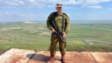 Belarus - Israeli Alexander Fruman, a native of Belarus, who volunteered for the Israeli army after the Hamas attack.