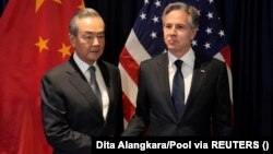 Šefovi diplomacija Wang Yi i Antony Blinken u Džakarti, Indonezija, 13. 7. 2023.