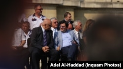 Raed Arafat și Nicolae Bănicioiu participă la ceremonia de aniversare a 110 ani de existență a serviciului de ambulanță din România, 28 iulie 2016.