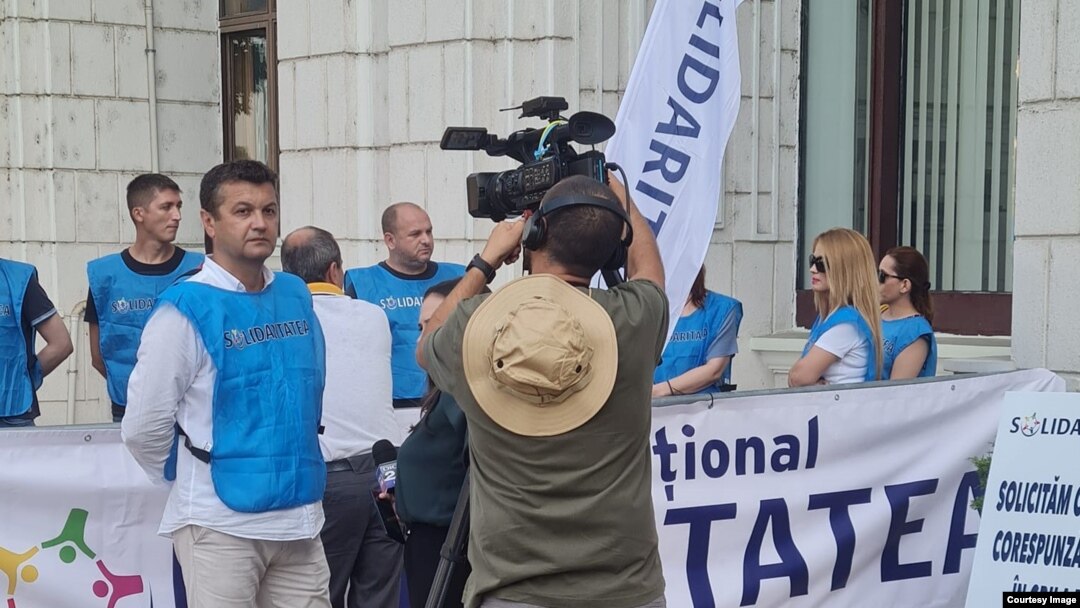 Sindicaliștii din Finanțe au protestat în fața Ministerului de Finanțe în ultimele zile.