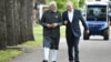 Президент РФ Володимир Путін (праворуч) та прем’єр-міністр Індії Нарендра Моді під час зустрічі у Московській області, Росія, 8 липня 2024 року