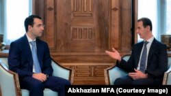 Инал Ардзинба и Башар Асад