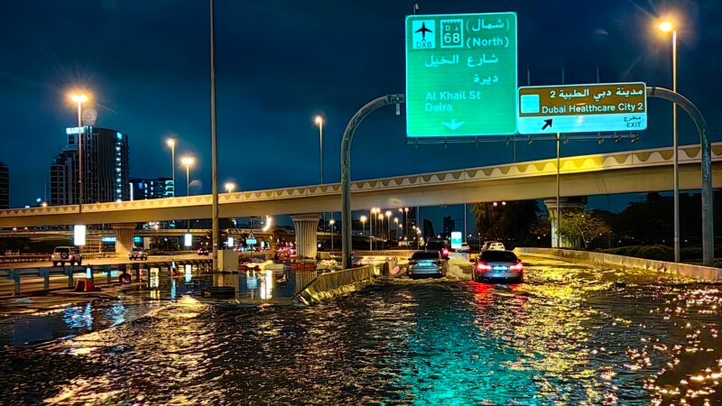 ثبت بیشترین میزان بارندگی در تاریخ امارات