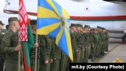 Адзін з падразьдзелаў беларускай арміі, які праходзіў навучаньне ў Расеі. Архіўнае фота