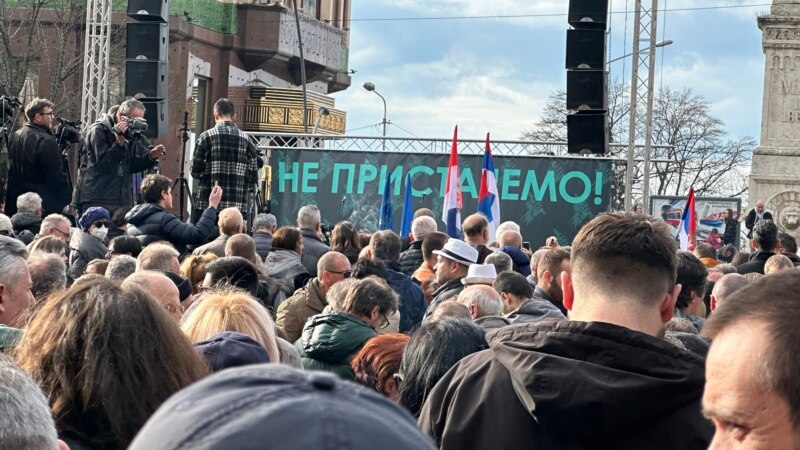 Սերբիայի ընդդիմությունը շարունակում է բողոքի ցույցերը