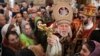 Armenia – Catholicos Garegin II blesses worshippers after Easter mass at St. Gregory the Illuminator Cathedral, Yerevan, April 9, 2023.