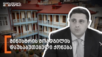მინისტრის მოადგილის დაუსაბუთებელი ქონება