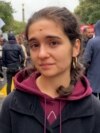 Romania captura Sorana Horsia reel miting pro palestina Paris