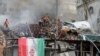 Az iráni nagykövetséghez tartozó épületet ért csapás helyszíne Damaszkuszban 2024. április 1-jén. Hétfőn feltételezhetően izraeli harci repülőgépek bombázták Irán szíriai nagykövetségét.&nbsp;Megfigyelők szerint mintegy tizenegy ember halt meg a támadásban, köztük&nbsp;magas rangú iráni katonai parancsnokok és diplomaták<br />
<br />
<br />
<br />
<br />
&nbsp;