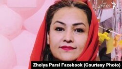 ژولیا پارسی یکی از زنان معنترض که در کابل توسط طالبان بازداشت شده است