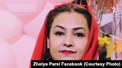 ژولیا پارسی یکی از زنان معترض که توسط طالبان بازداشت شده است