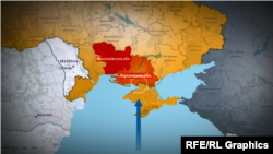 Коллаж. Карта. Показано, при какой розе ветров в результате подрыва «Крымского титана» пострадают Херсонская и Николаевская области.